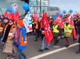 Protest gegen Unions-Plan: Rund 1000 Eisenbahner demonstrieren gegen Zerschlagung