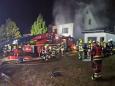 Ursache noch unklar: Zwei Menschen sterben bei Hausbrand in Sachsen