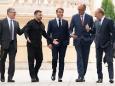 "Freie Welt ist wirklich geeint": Macron: USA werden Ukraine-Waffenruhe überwachen