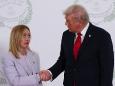 Mitunter ist es zu viel Lob: Trump hat einen dicken Narren an Meloni gefressen