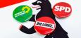Berlin: Linke Bundestagsabgeordnete attackieren Sondierungsvereinbarung mit Grünen und SPD