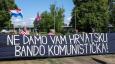 FOTO/VIDEO Branitelji stigli na Trnjanske kresove. Okupljeni vikali: 'Malo vas je ustaše!'