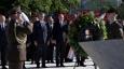 FOTO Plenković i Jandroković položili vijence kod Spomenika domovini za Dan državnosti