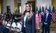 Melania Trump duhovito reagirala na neugodan prekid tijekom govora: 'Sada možete pljeskati'