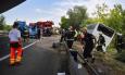 Stravična nesreća u Mađarskoj: Minibus se zabio u kamion u koloni, poginulo sedam osoba