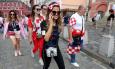 Vanja Modrić, Izabel Kovačić i Adriana Ćaleta-Car navijaju u kockicama, ali s opako dobrim torbicama