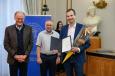 Aleksander Čobec je dobitnik prvega priznanja za uveljavljanje slovenskega jezika v javnosti